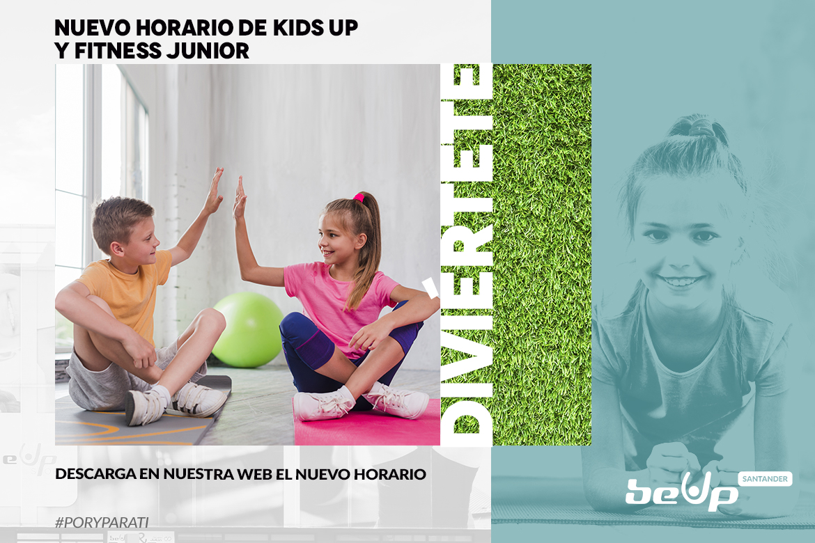 Nuevo horario kids Up y Ftiness Junior.